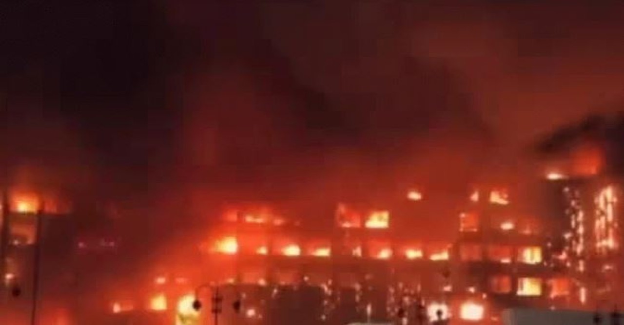 মিশরে পুলিশ কমপ্লেক্সে ভয়াবহ আগুন