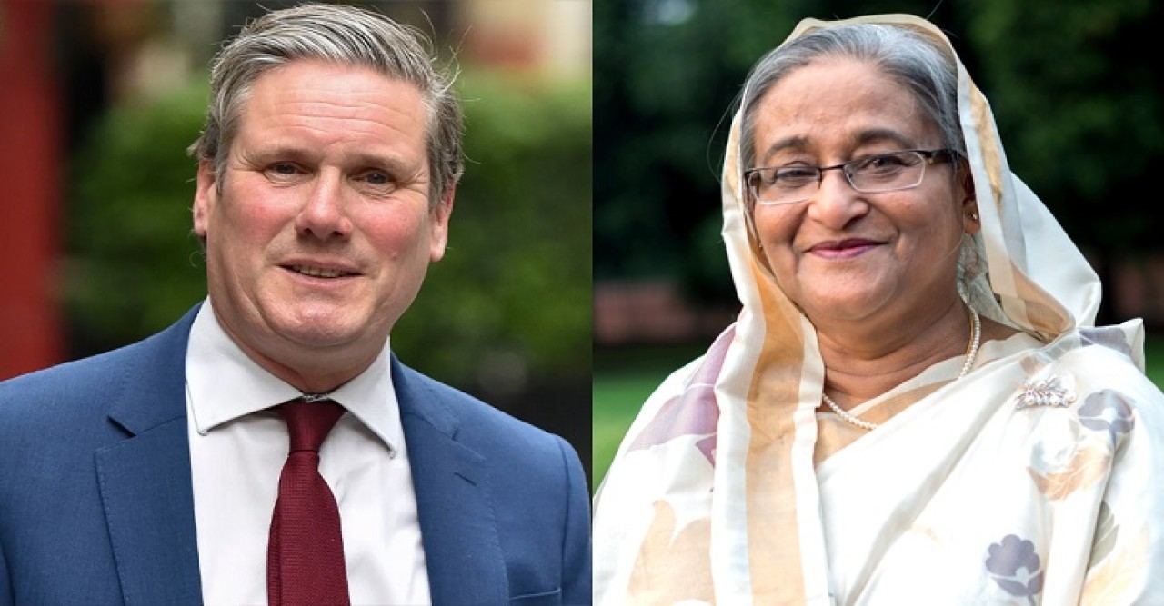 নতুন ব্রিটিশ প্রধানমন্ত্রী কেয়ার স্টারমারকে প্রধানমন্ত্রীর অভিনন্দন