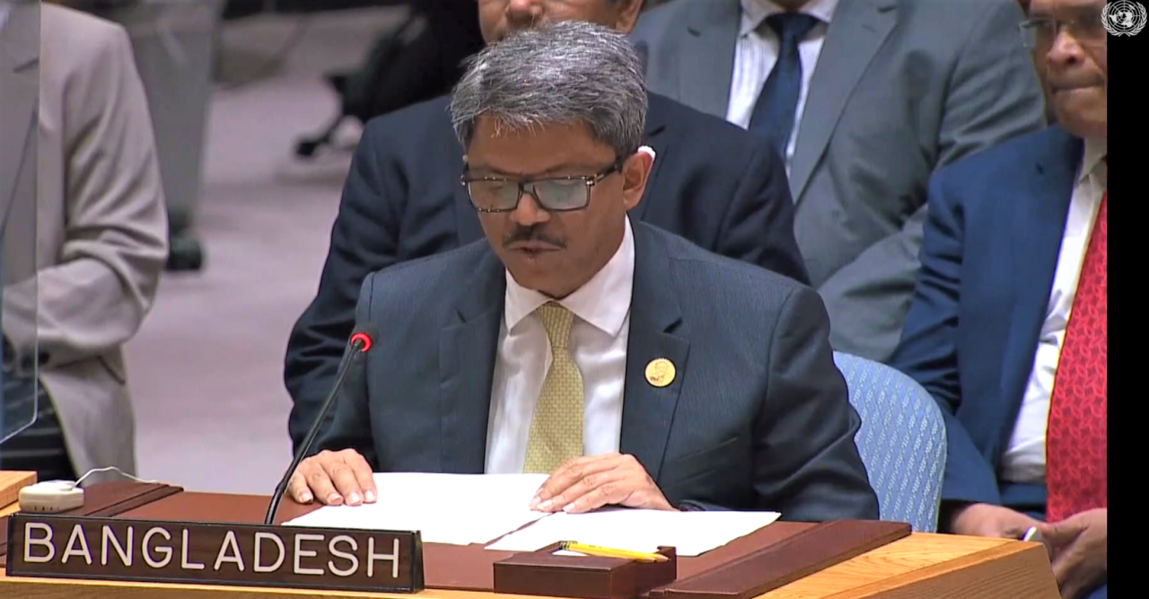 কৃষি ও খাদ্য সুরক্ষার উত্তম চর্চাগুলো বিশ্বের অন্যান্য দেশগুলোর সাথে ভাগ করে নিতে প্রস্তুত বাংলাদেশ-নিরাপত্তা পরিষদে পররাষ্ট্র প্রতিমন্ত্রী শাহরিয়ার আলম এম.পি