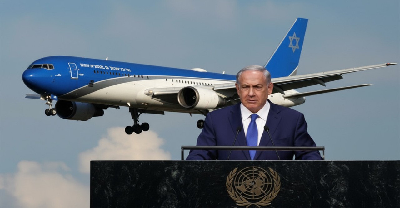 ‘গ্রেপ্তার আতঙ্কে’ ভিন্ন রুটে জাতিসংঘের উদ্দেশে নেতানিয়াহুর বিমান