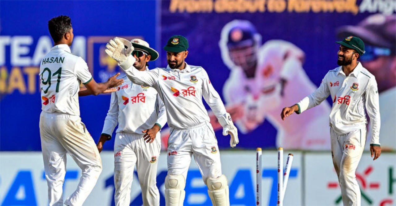 নিশাঙ্কার ডাবল আটকালেও তৃতীয় দিন শেষে অস্বস্তিতে বাংলাদেশ