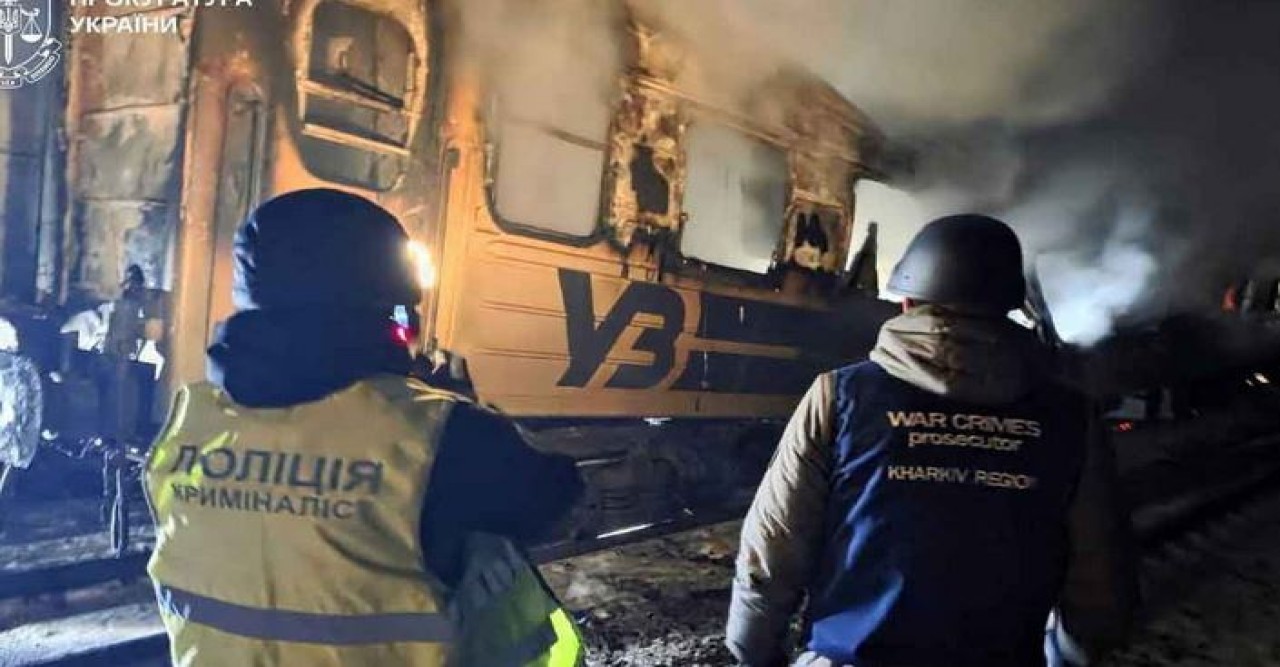 যাত্রীবাহী ট্রেনে রাশিয়ার ড্রোন হামলা, নিহত ৫