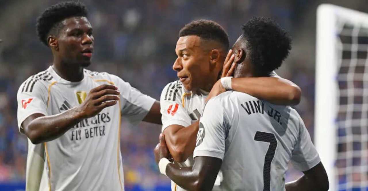 এমবাপের জোড়া গোল ভিনিসিয়ুসের জাদুতে রিয়ালের দ্বিতীয় জয়