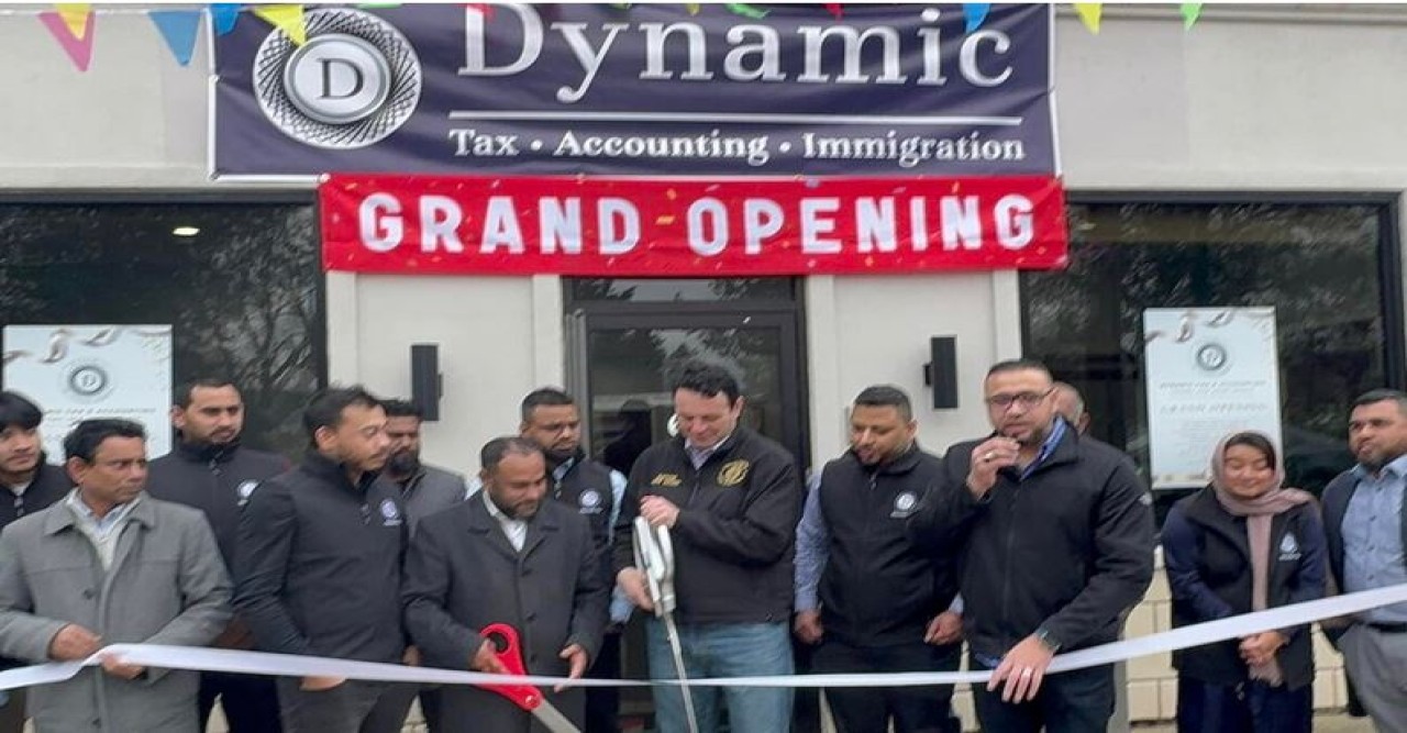 নিউজার্সীর টটোয়ায় ডাইনামিক ট্যাক্স অ্যান্ড একাউন্টিং‘র বর্ণাঢ্য গ্র্যান্ড ওপেনিং