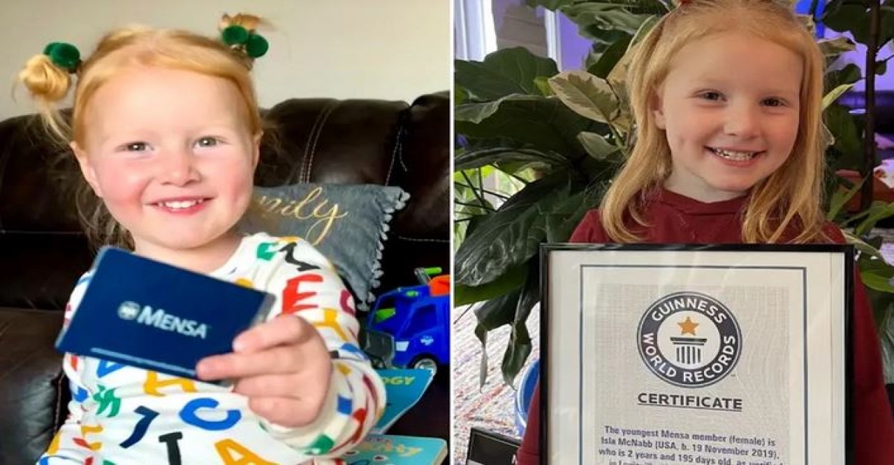 উচ্চ বুদ্ধিমত্তার বিশ্বরেকর্ড ভাঙল দুই বছর বয়সী ইসলা