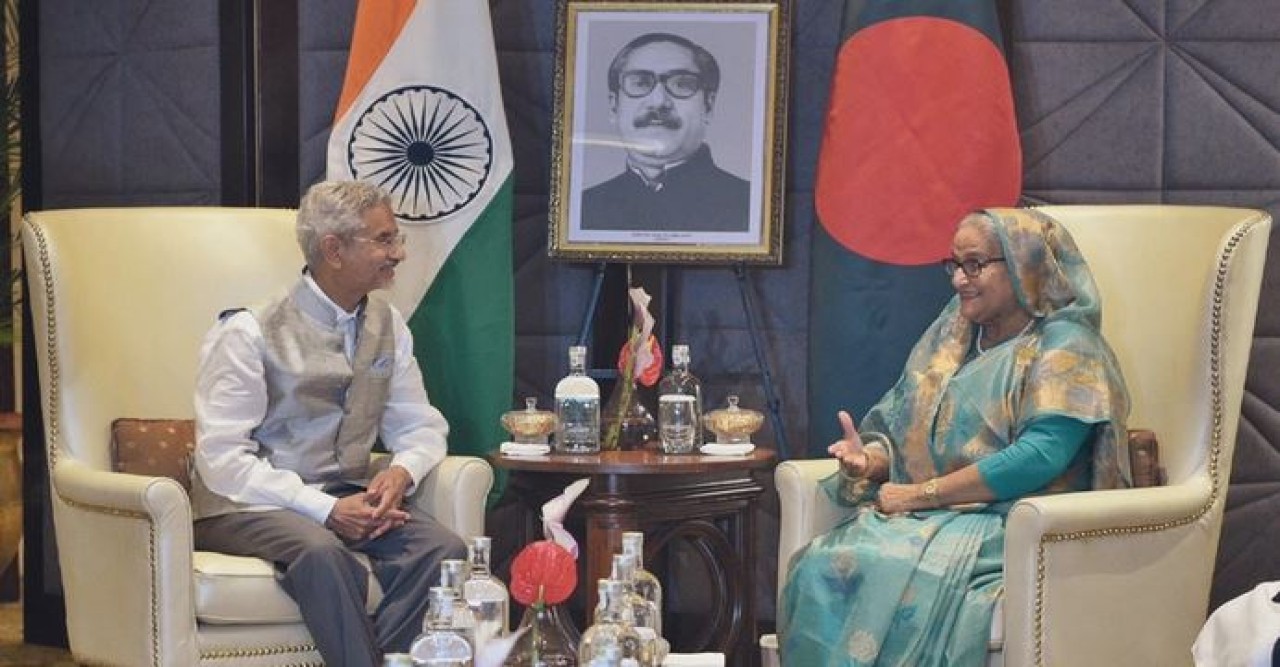 ভারতের পররাষ্ট্রমন্ত্রীর সঙ্গে শেখ হাসিনার বৈঠক
