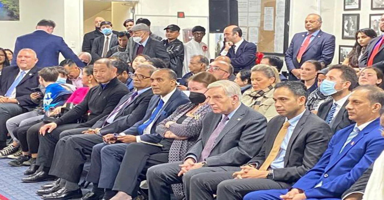 শহীদ দিবসে নিউইয়র্ক কন্স্যুলেটে বহুজাতিক সমাবেশ