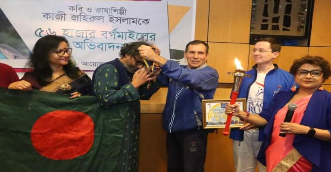 আন্তর্জাতিক শান্তি পুরস্কার পেলেন কবি কাজী জহিরুল ইসলাম