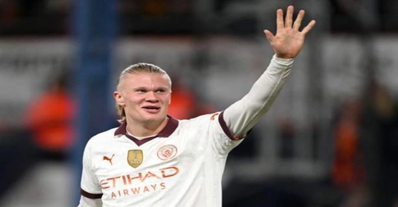 হালান্ডের পাঁচ গোল, উড়ে গেল লুটন টাউন