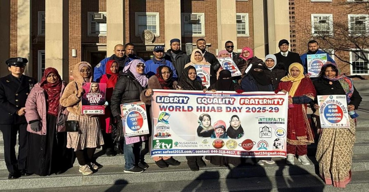 নিউইয়র্কে ‘বিশ্ব হিজাব দিবস’ উদযাপন