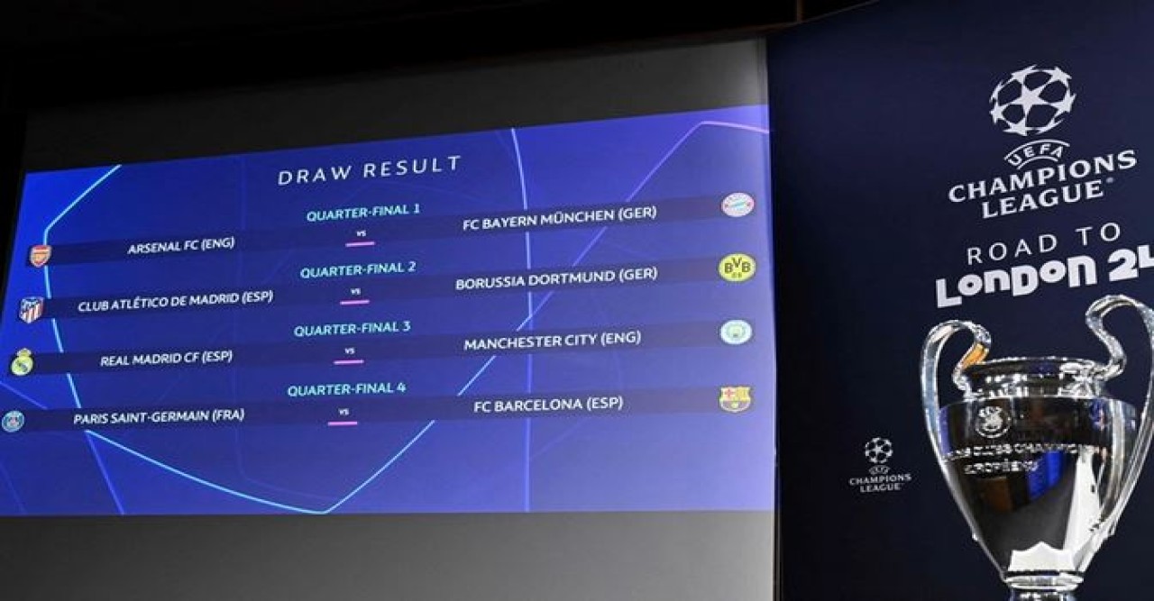 আবার ম্যানসিটির সামনে রিয়াল, পিএসজির প্রতিপক্ষ বার্সেলোনা