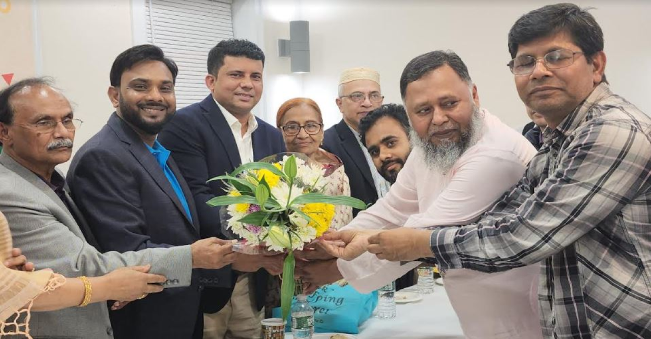 জ্যামাইকা বাংলাদেশ ফ্রেন্ডস সোসাইটির উদ্যোগে নিউইয়র্কে ইফজাল চৌধুরীকে সংবর্ধনা প্রদান