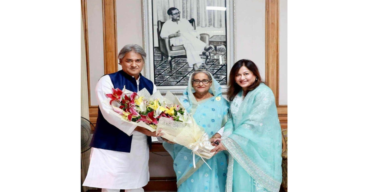 প্রধানমন্ত্রীর সঙ্গে সস্ত্রীক দেখা করলেন আরাফাত