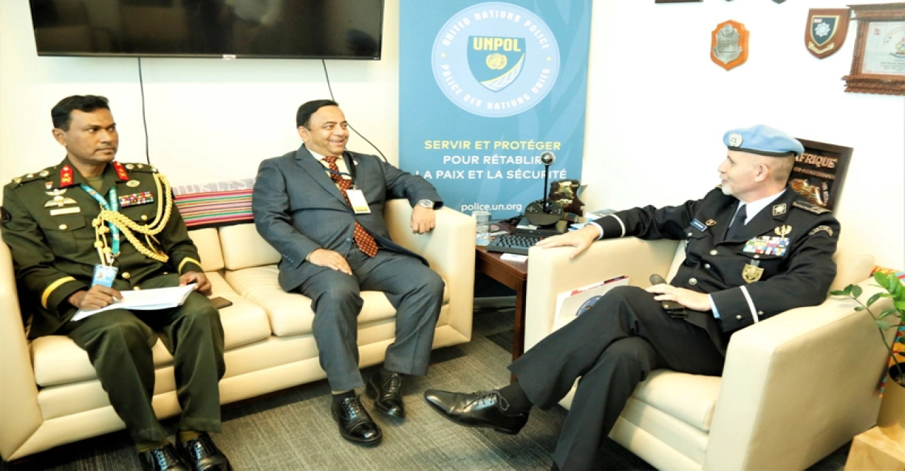 জাতিসংঘ পুলিশ প্রধানের সঙ্গে বেনজীর আহমেদের বৈঠক