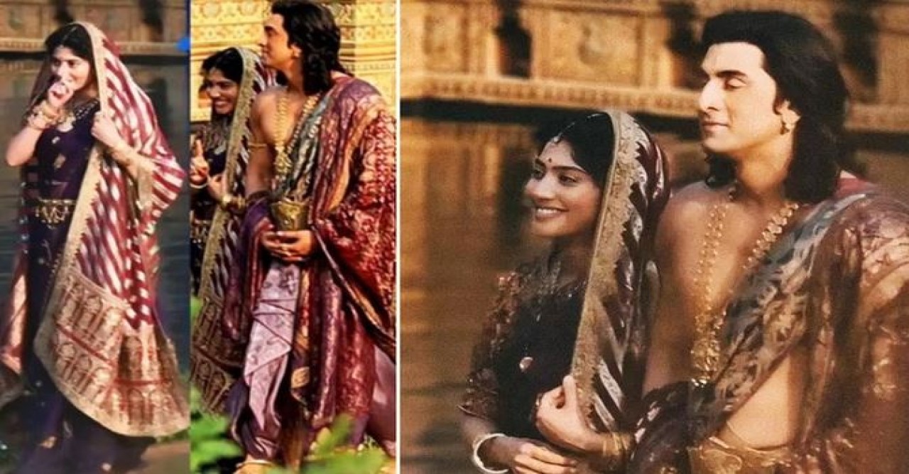 কঠোর গোপনীয়তায় ‍শুটিং, তবু রামায়ণের সেট থেকে ফাঁস হলো ছবি
