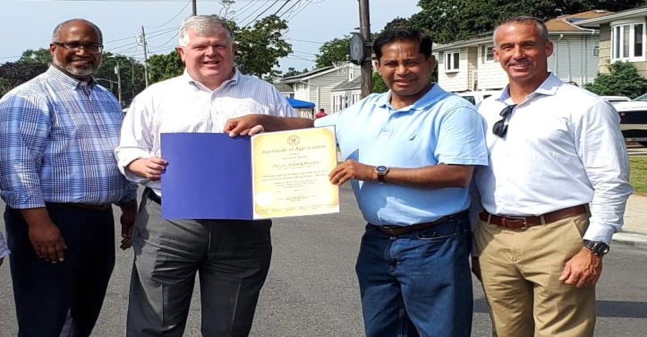 কমিউনিটি সার্ভিসের জন্য ‘বিশেষ সম্মাননা’ পেলেন গোলাম ফারুক শাহীন