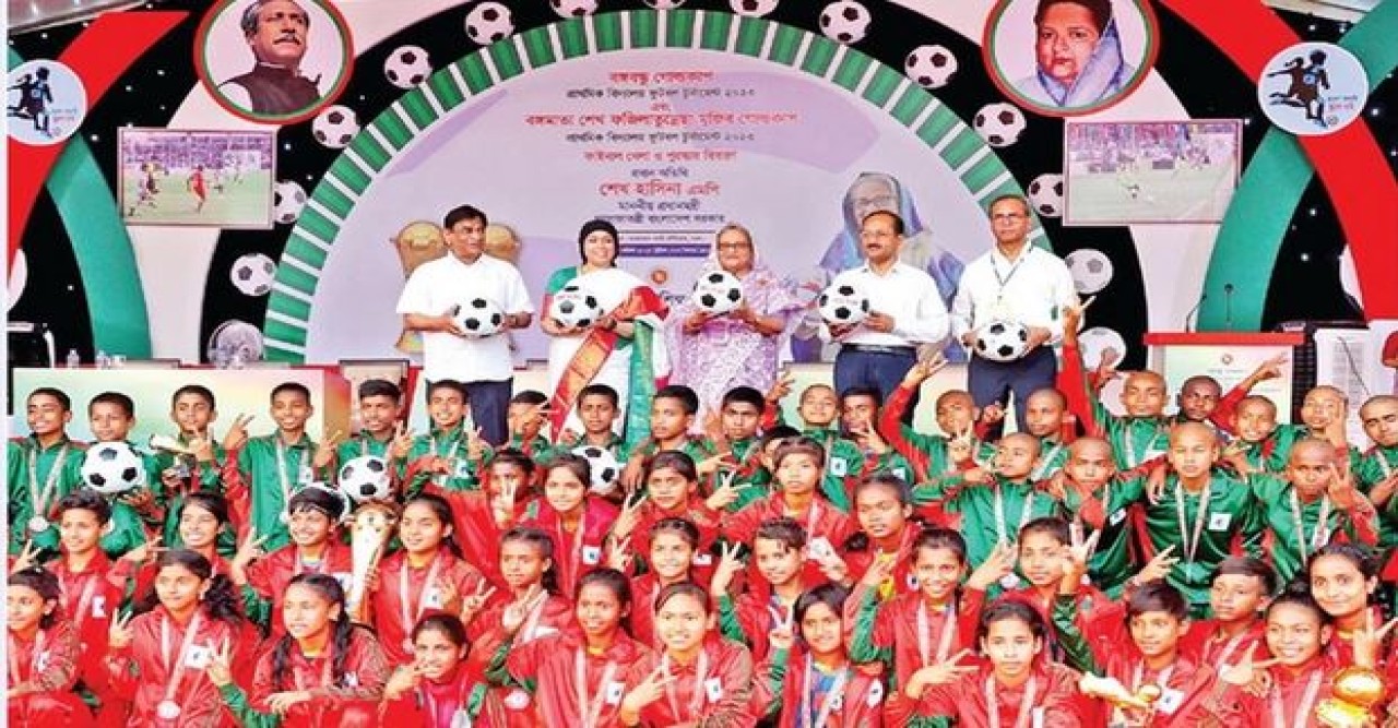 বঙ্গবন্ধু ও বঙ্গমাতা ফুটবল টুর্নামেন্ট আগামীর সম্ভাবনা তাদের পায়ে