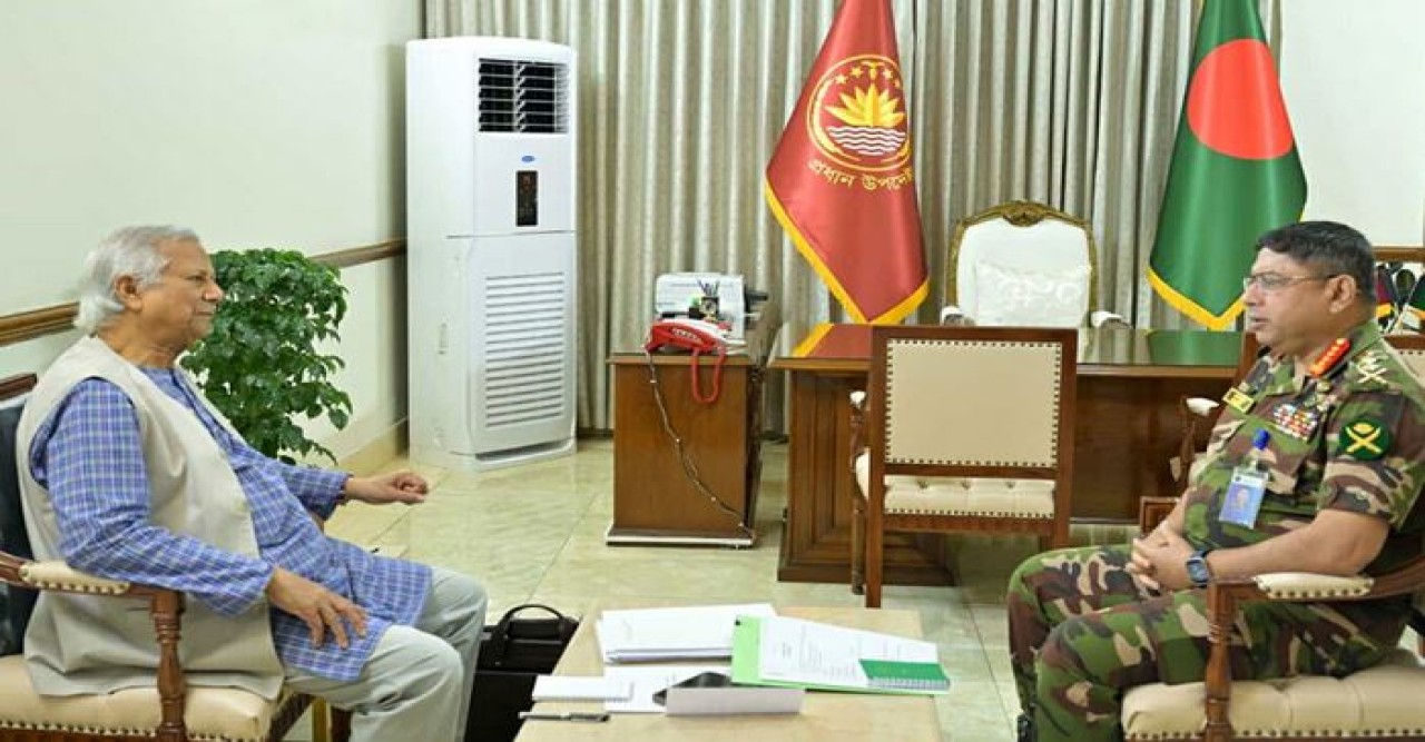 প্রধান উপদেষ্টার সঙ্গে সেনাপ্রধানের সাক্ষাৎ