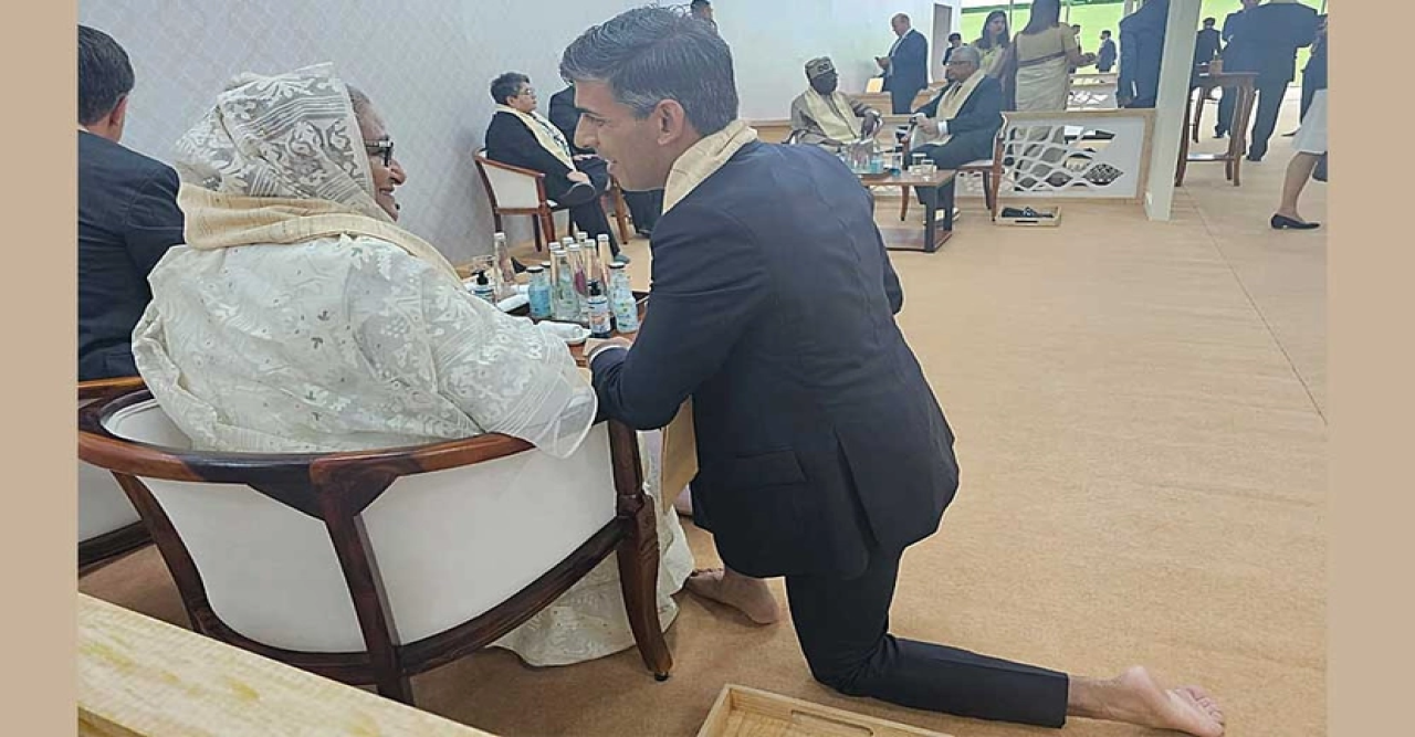 শেখ হাসিনার সঙ্গে কুশল বিনিময় ব্রিটিশ প্রধানমন্ত্রীর