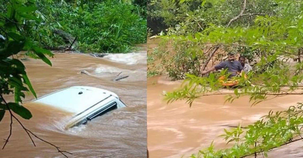 গুগল ম্যাপ অনুসরণ করে গাড়ি নিয়ে মাঝরাতে নদীতে ২ যুবক