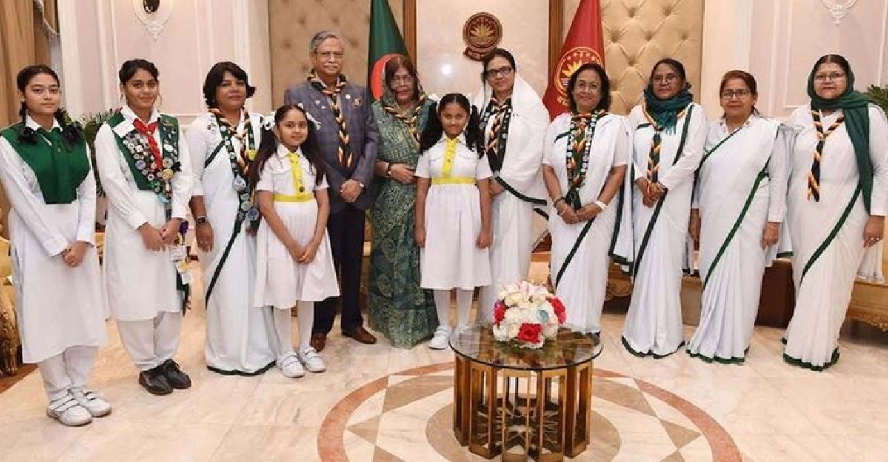 গার্ল গাইডসের কার্যক্রমকে তৃণমূল পর্যায়ে ছড়িয়ে দেওয়ার আহ্বান রাষ্ট্রপতির