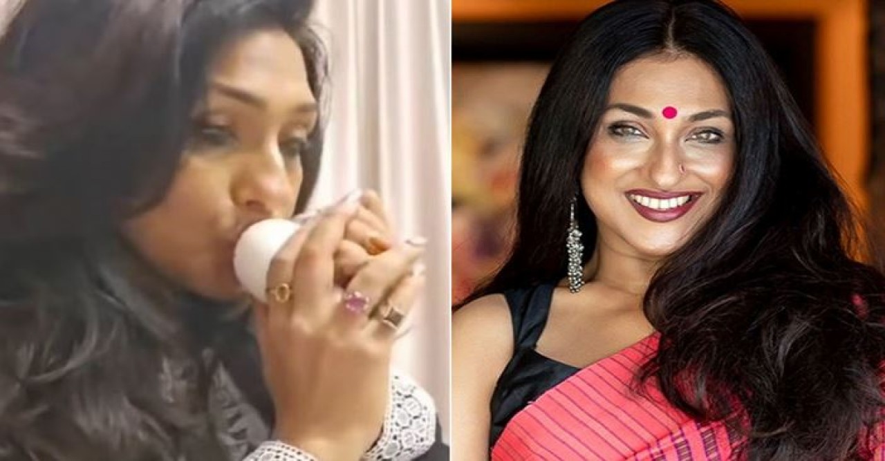 শঙ্খ বাজিয়ে সমালোচনায়, ভিডিও ডিলেট করলেন ঋতুপর্ণা