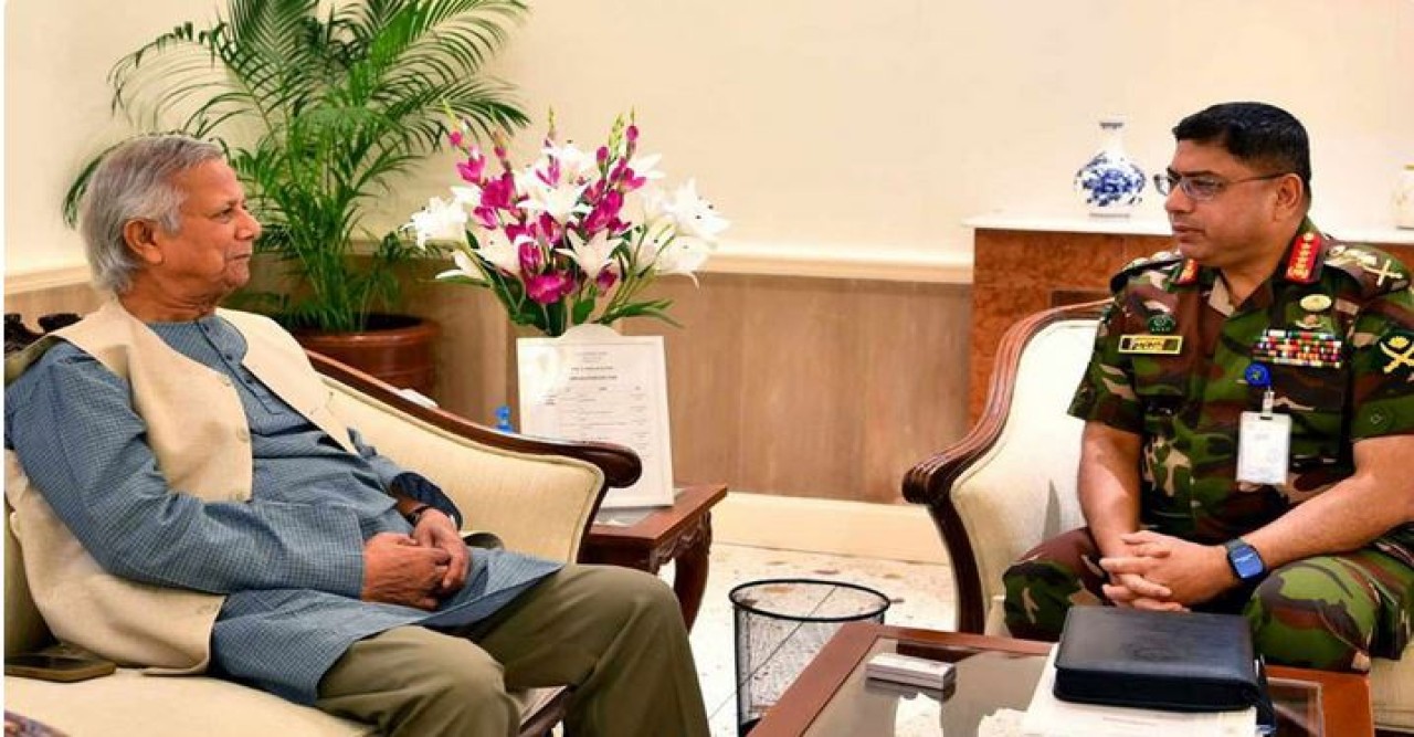 প্রধান উপদেষ্টার সঙ্গে সেনা প্রধানের সাক্ষাৎ