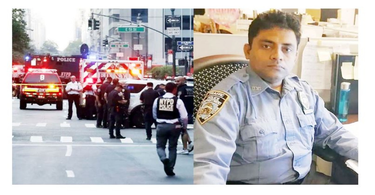 বাংলাদেশি বংশোদ্ভূত পুলিশ কর্মকর্তা  দিদারুলকে ‘বীর সম্মান’ দিচ্ছেন নিউইয়র্কবাসী