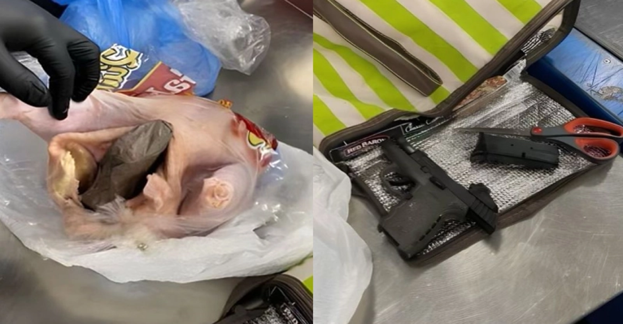 মার্কিন বিমানবন্দরে মুরগির ভেতর থেকে বন্দুক উদ্ধার
