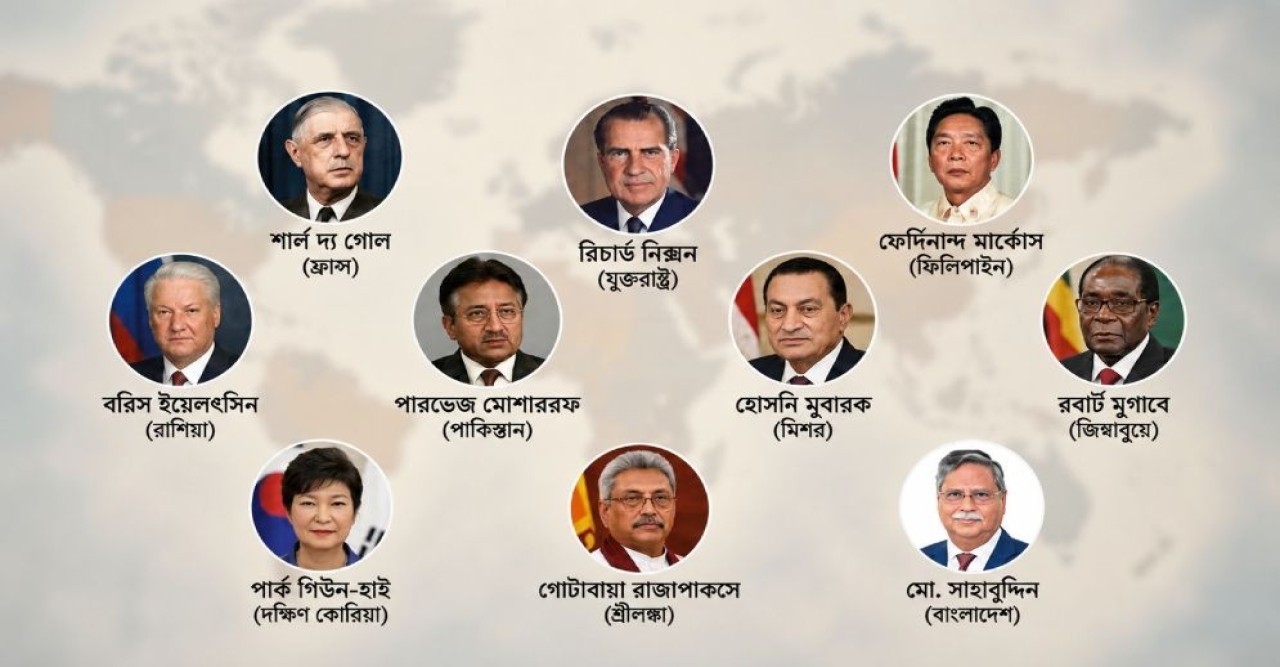 মেয়াদের আগেই বিদায় নেওয়া রাষ্ট্রপতি যারা