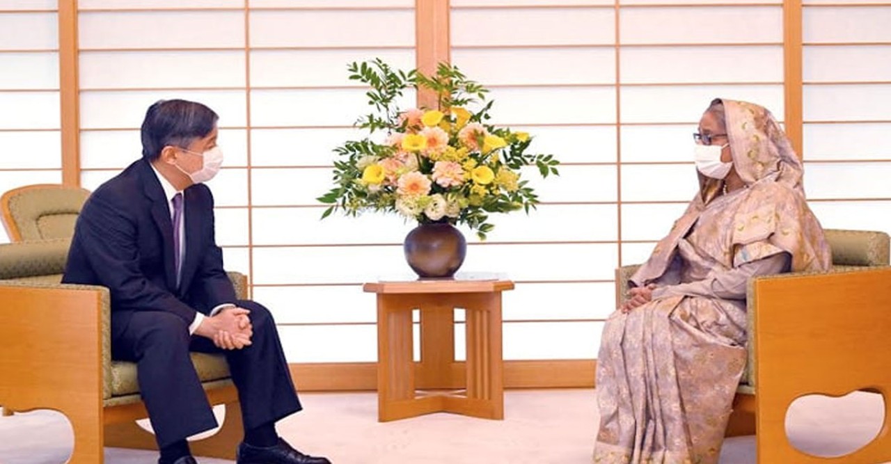 জাপানের সম্রাট নারুহিতোর সঙ্গে দেখা করেছেন প্রধানমন্ত্রী