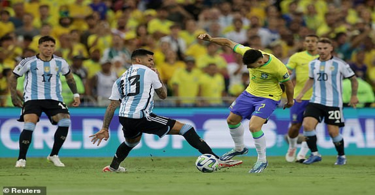 ৪-১ গোলে ব্রাজিলকে বিধ্বস্ত করে  বিশ্বকাপে আর্জেন্টিনা