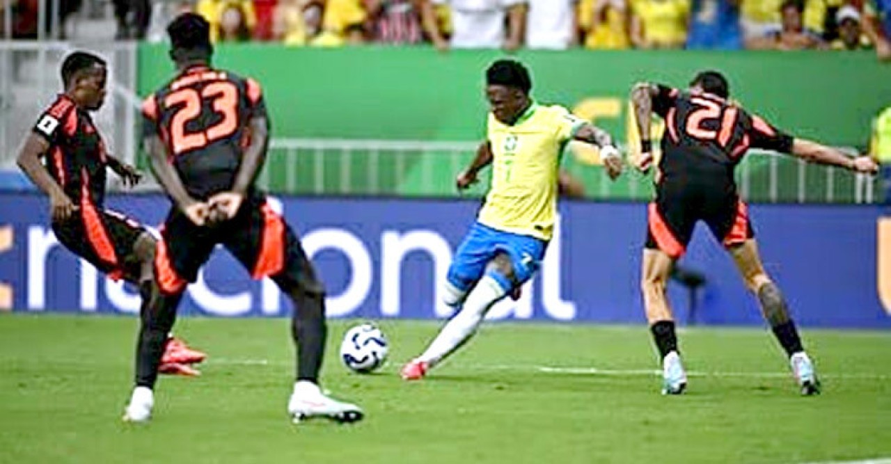 ৯৮ মিনিটে ভিনিসিয়ুসের গোলে নাটকীয় জয় ব্রাজিলের