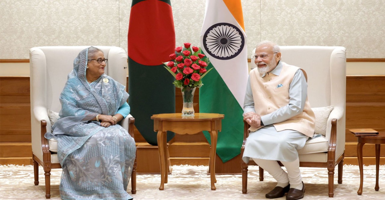 দিল্লিতে হাসিনা-মোদির একান্ত বৈঠক