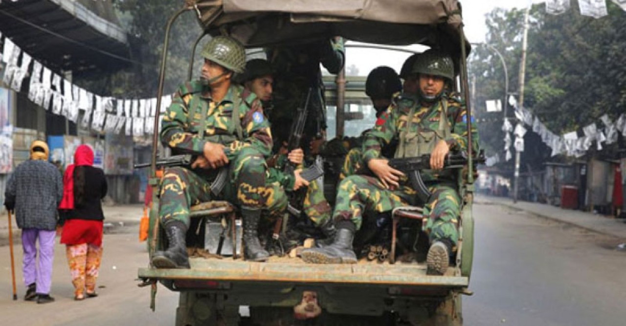 নির্বাচনে সেনা বাহিনী মোবাইল ও স্ট্রাইকিং ফোর্স হিসেবে মাঠে থাকবে, পরিপত্র জারি