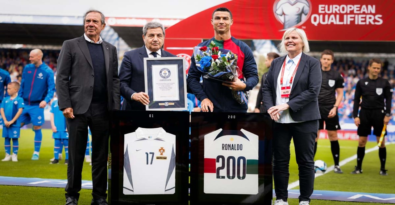 গিনেজ বুকে রোনালদো