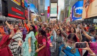 Promoting the Saree on the World Stage at New York’s Times Square: ‘Saree Goes Global’