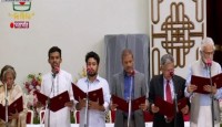 শপথ নিলেন অন্তর্বর্তী সরকারের উপদেষ্টারা