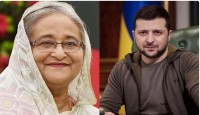 শেখ হাসিনার সঙ্গে জেলেনস্কির বৈঠক, বৈশ্বিক ইস্যু নিয়ে আলোচনা