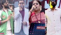 দর্শক মাতালেন প্রীতম-কনকচাঁপা-মনির খানরা
